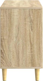 vidaXL Πλαϊνό γραφείο Sonoma Δρυς 89 x 34,5 x 60 εκ.