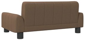 vidaXL Καναπές Παιδικός Καφέ 70 x 45 x 30 εκ. από Ύφασμα