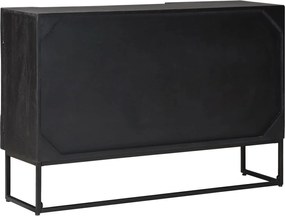vidaXL Πλαϊνό γραφείο Μαύρο 105 x 30 x 68 εκ