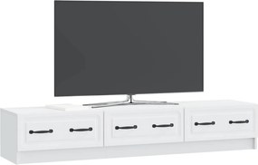 vidaXL Ντουλάπι TV Λευκό 147 x 34,5 x 27 εκ Επεξεργασμένο Ξύλο
