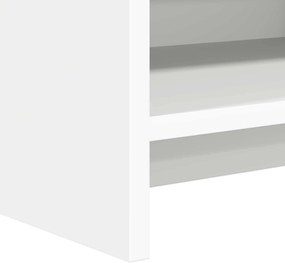 vidaXL Ντουλάπι TV 100 x 33 x 47 εκ Λευκό Επεξεργασμένο Ξύλο