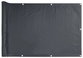 vidaXL Διαχωριστικό Βεράντας Ανθρακί 90 x 300 εκ. από Ύφασμα Oxford