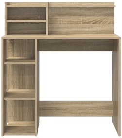 vidaXL Γραφείο με Αποθήκευση Σονομα Οκ 90x48x101.5 εκ. Κατασκευασμένο Ξύλο