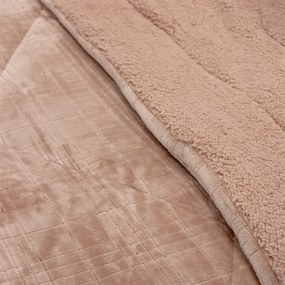 LINO ΚΟΥΒΕΡΤΟΠΑΠΛΩΜΑ DANIA MOCCA 220X240