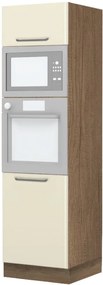 Επιδαπέδιο ντουλάπι φούρνου ψηλό Modena K21-60-RM-Φυσικό σκούρο - Μπεζ - 60.00Χ60.00Χ216.00cm