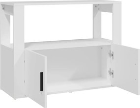 vidaXL Ντουλάπι Λευκό 80 x 30 x 60 εκ. από Επεξεργασμένο Ξύλο