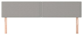 vidaXL Κεφαλάρια Αν. Γκρι 180x5x78/88 εκ. Ύφασμα