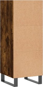 vidaXL Ντουλάπι Καπνιστή Δρυς 34,5 x 32,5 x 90 εκ. από Επεξεργ. Ξύλο