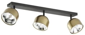 Σποτ Φωτιστικό Οροφής ALTEA τρίφωτο TK Lighting 3426 Μαύρο-Χρυσό