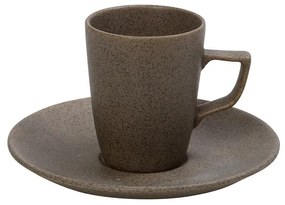 Φλυτζάνι Espresso 80ml + Πιατάκι Espiel Morgan OW2073K6