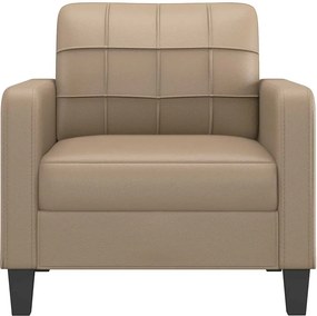 vidaXL Πολυθρόνα Καπουτσίνο 60 εκ. Συνθετικό δέρμα