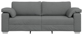 vidaXL Καναπές Τριών Θέσεων Σκούρο Γκρι 178 cm Υφάσματος