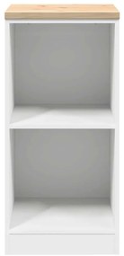 vidaXL ντουλάπι αποθήκευσης γκαράζ Λευκό 40x51x85 εκ μασίφ ξύλο πεύκο