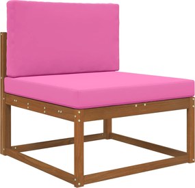 vidaXL Μαξιλάρι Καναπέ Εξωτερικού Χώρου 2 pcs Ροζ Πολυεστέρας