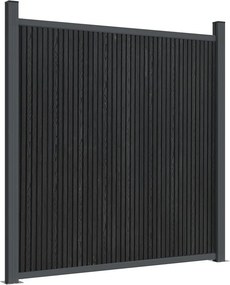 vidaXL Πάνελ Περίφραξης Γκρι 872 x 186 εκ. από WPC