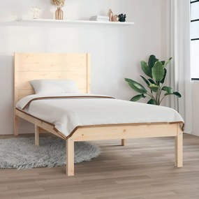 Πλαίσιο Κρεβατιού 90 x 190 εκ. από Μασίφ Ξύλο Single