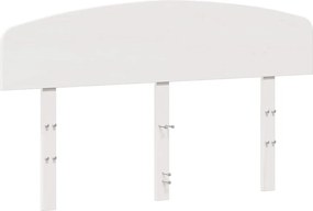 vidaXL Κεφαλάρι Λευκό 150 εκ. από Μασίφ Ξύλο Πεύκου