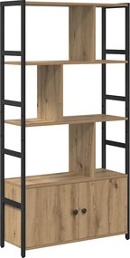 vidaXL Ράφι Βιβλίων 80 x 30 x 155,5 εκ Επεξεργασμένο Ξύλο Artisan Oak