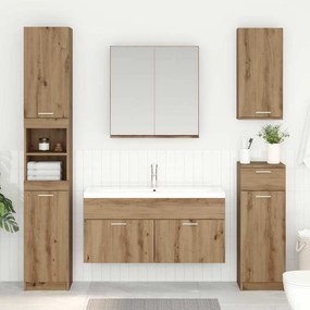 vidaXL Ντουλάπι νιπτήρα Artisan Oak Επεξεργασμένο ξύλο