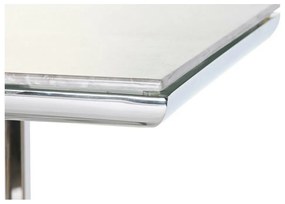 Έπιπλο Εισόδου DKD Home Decor Λευκό Ασημί 120 x 40 x 78 cm
