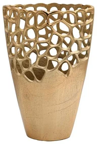 ΜΕΤΑΛΛΙΚΟ ΒΑΖΟ Fylliana FL8852 ΧΡΥΣΟ ΧΡΩΜΑ 24x14x39εκ