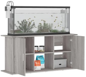 vidaXL Βάση Ενυδρείου Γκρι Sonoma 121x41x58 εκ. από Επεξεργασμένο Ξύλο