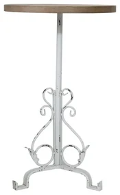 Artekko Jor Τραπεζάκι Ξύλινο με Μεταλλικά Πόδια (40x40x67)cm Artekko 742-2311