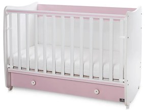 Βρεφικό κρεβάτι DREAM  70x140εκ. White + Pink  10150440038A  Lorelli (Δώρο Πάντα Προστασίας)