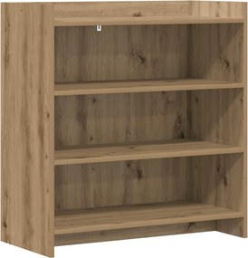 vidaXL Πλαϊνό γραφείο Artisan Δρυς 75 x 36 x 80 εκ Επεξεργασμένο Ξύλο