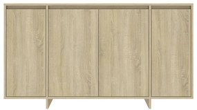 vidaXL Ντουλάπι Sonoma Δρυς 135x41x75 εκ. Επεξεργασμένο Ξύλο