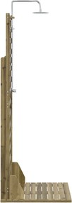vidaXL Εξωτερικό ντους 225 cm εκ.