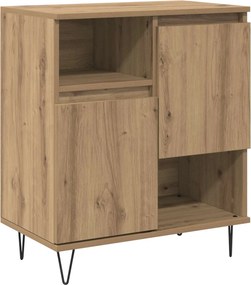 vidaXL Πλαϊνό γραφείο 3 pcs Artisan Oak 60 x 35 x 70 cm