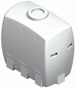 Mytherm Δεξαμενή Νερού Πλαστική, Classic Σ7 Slim, 1300lt Μαύρη/Λευκό, Mytherm THERM-112201