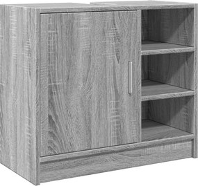 vidaXL Ντουλάπι Νιπτήρα Grey Sonoma 63x29x55 εκ. Επεξεργασμένο Ξύλο