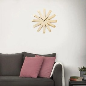 Ρολόι Τοίχου Ribbonwood 118071-390 Natural Umbra Wood