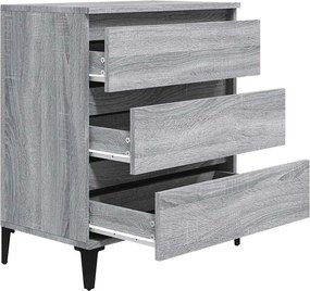 vidaXL Ντουλάπι Γκρι Sonoma 60x35x70 εκ. από Επεξεργασμένο Ξύλο