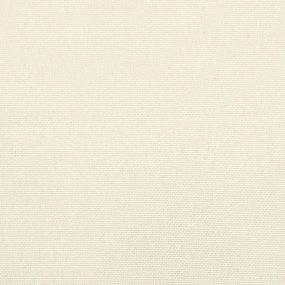 Μαξιλάρι Πάγκου Κήπου Λευκό 200x50x7 εκ. Ύφασμα Oxford - Λευκό