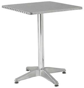 PALMA Τραπέζι Τετράγωνο Αλουμινίου  70x70 H.70cm [-Silver-] [-Αλουμίνιο-] Ε284,3