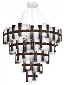 Πολυέλαιος Κρεμαστό Φωτιστικό Οροφής LED 390W Dimmable La Lollona 5 Slamp LALS5XLPWT06T00NMTEU Ανθρακί