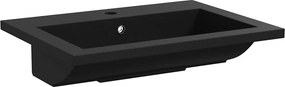 vidaXL Νιπτήρας Μαύρος 600 x 450 x 120 χιλ. Γρανιτένιος