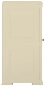 vidaXL Πλαστικό Ντουλάπι Angora Λευκό 40 x 43 x 85,5εκ με Σχέδιο Ξύλου