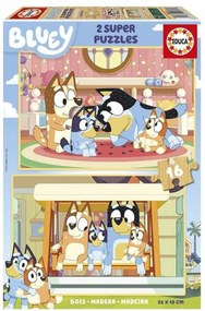 Σετ 2 Παζλ Educa Bluey (x2)