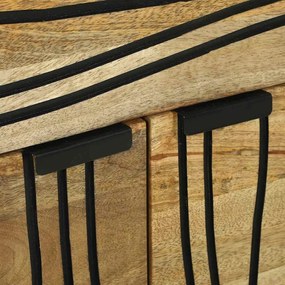 vidaXL Κομοδίνο Φυσικό 50 x 33 x 60 εκ Επεξεργασμένο Ξύλο