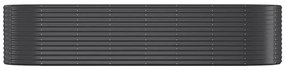 vidaXL Ζαρντινιέρα Ανθρακί 322x40x68 εκ Γαλβανισμένος χάλυβας
