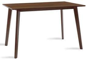 Τραπέζι Benson pakoworld MDF σε καρυδί απόχρωση 120x75x75εκ