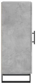 vidaXL Ντουλάπι Γκρι Σκυροδέματος 34,5x34x90 εκ. Επεξεργασμένο Ξύλο