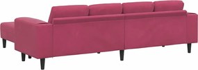 vidaXL Καναπές σαλονιού 3 pcs Κόκκινο
