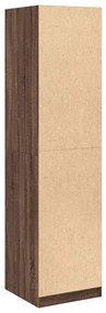 vidaXL Ντουλάπα Καφέ Δρυς 50x50x200 εκ. από Επεξεργασμένο Ξύλο