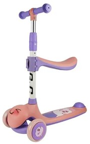 GC SCOOTER 2σε1 FUN S618 με μουσική Ροζ