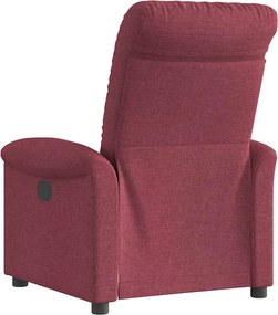 vidaXL Πολυθρόνα Ανακλινόμενη Μπορντό Υφασμάτινη
